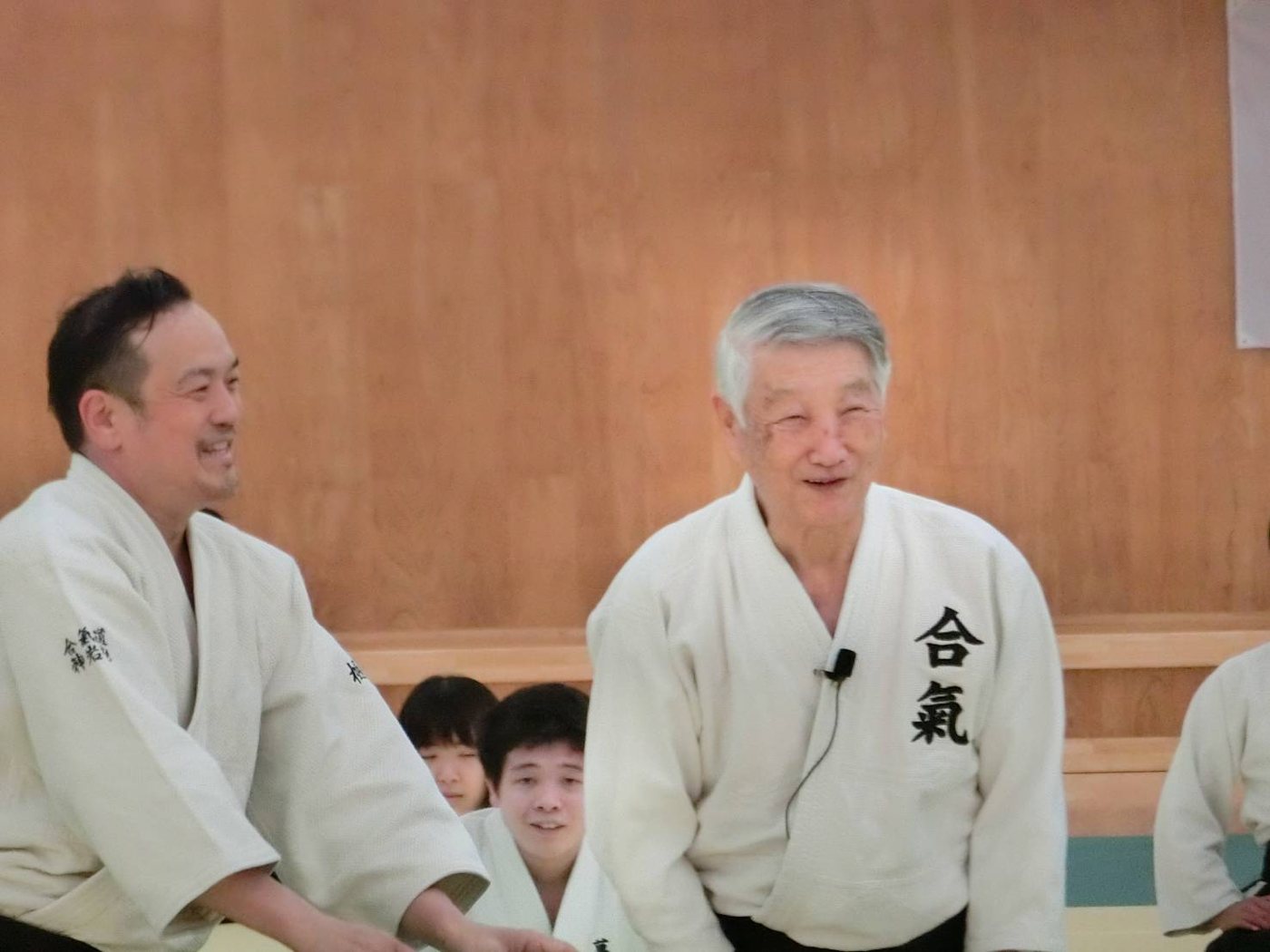 杉田憲司名誉会長と塾長